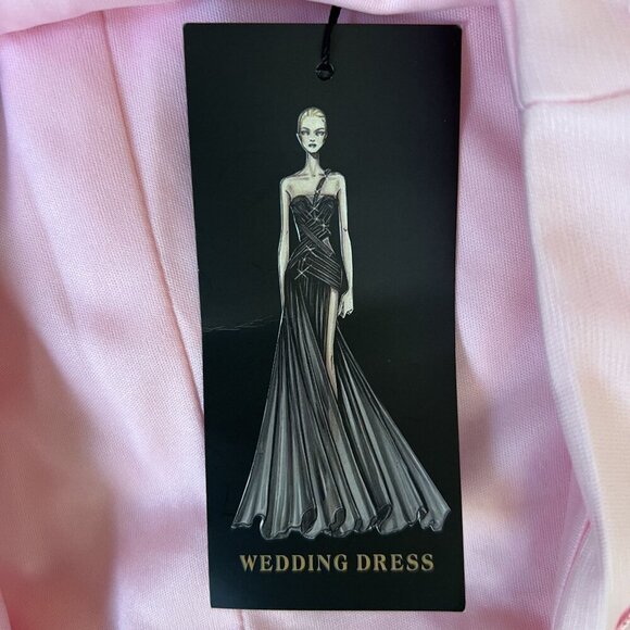 Wedding Apparel NWT Womens 2 Baby Pink Floral Lace Corset Mini Dress Coquette - Picture 13 of 16